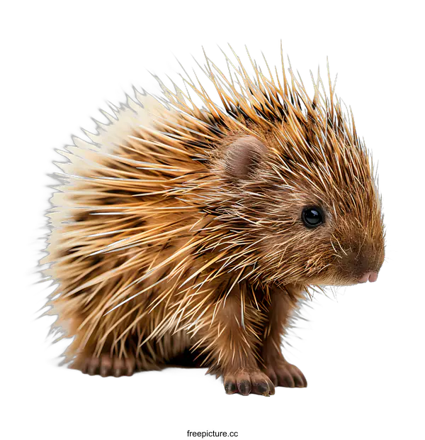 [Transparent Background PNG]Baby Porcupine
