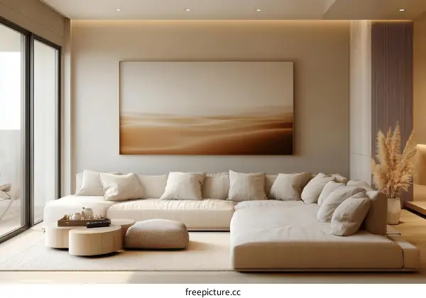 Modern Minimalist Living Room Interior Design