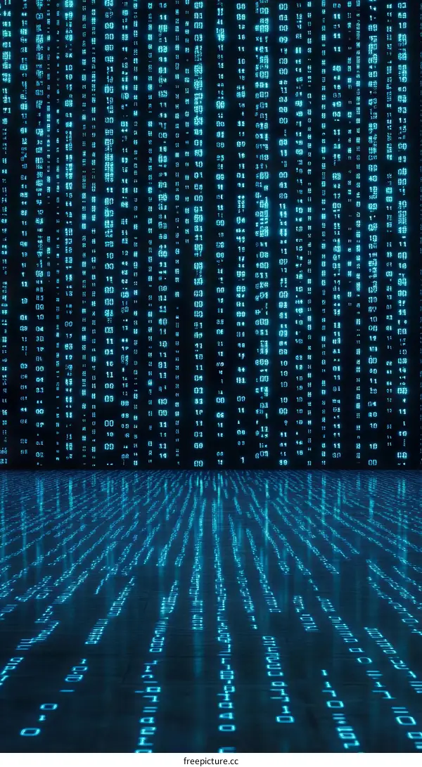 Digital Code Abstract Background Design