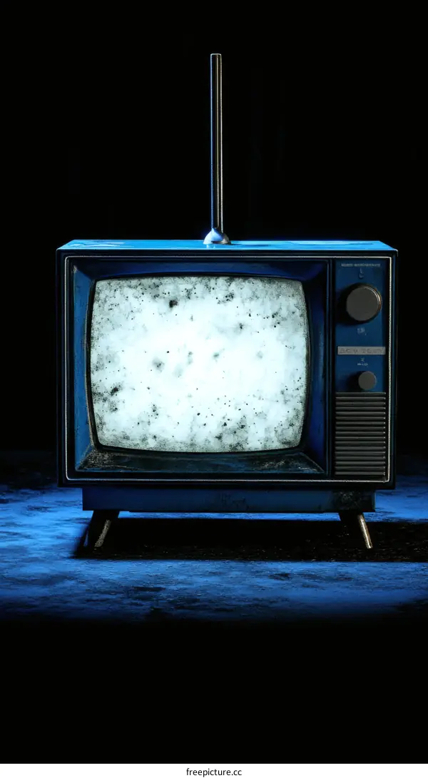 Vintage Television Set Still Life