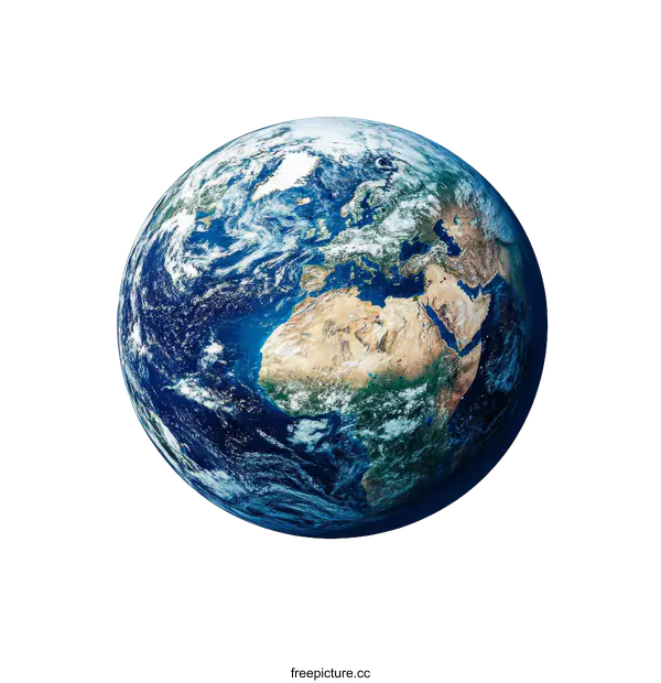 [Transparent Background PNG]Earth Planet Image of the Whole World