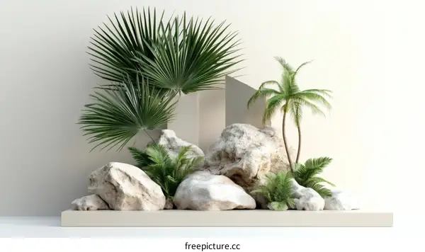 Minimalist Modern Botanical Display