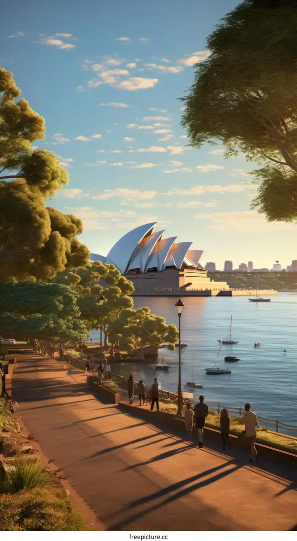 A beautiful day at the Sydney Opera House