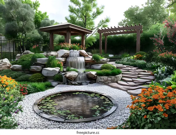 Garden landscape design
