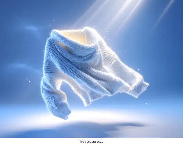 A Knitted Sweater in the Air