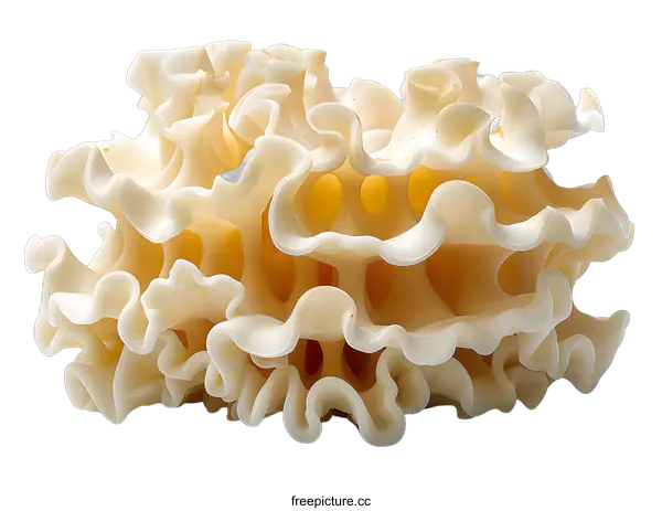 [Transparent Background PNG]A cluster of white fungus on a white background