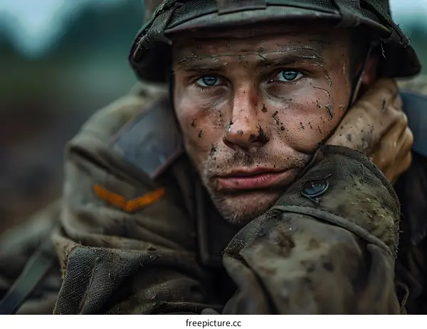 Portrait of a Young Soldier
