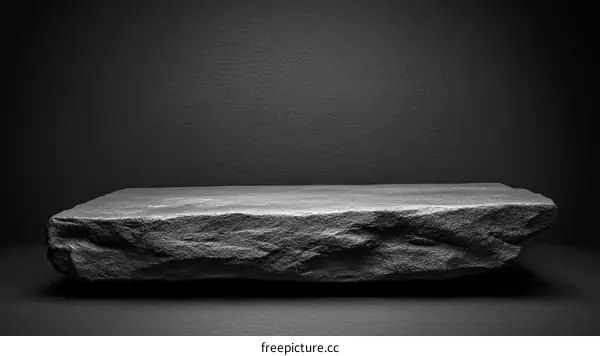 Dark Stone Product Display Stand