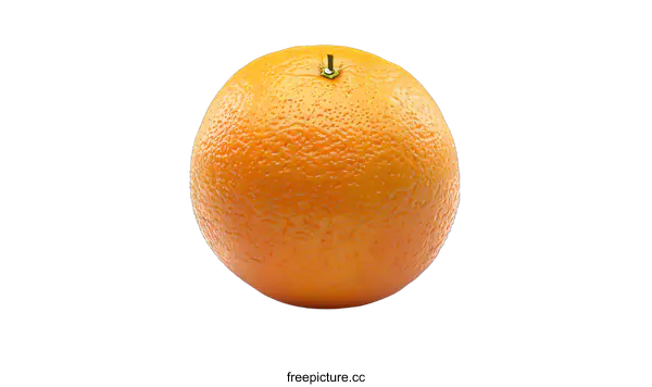 [Transparent Background PNG]Orange Fruit Isolated on White Background