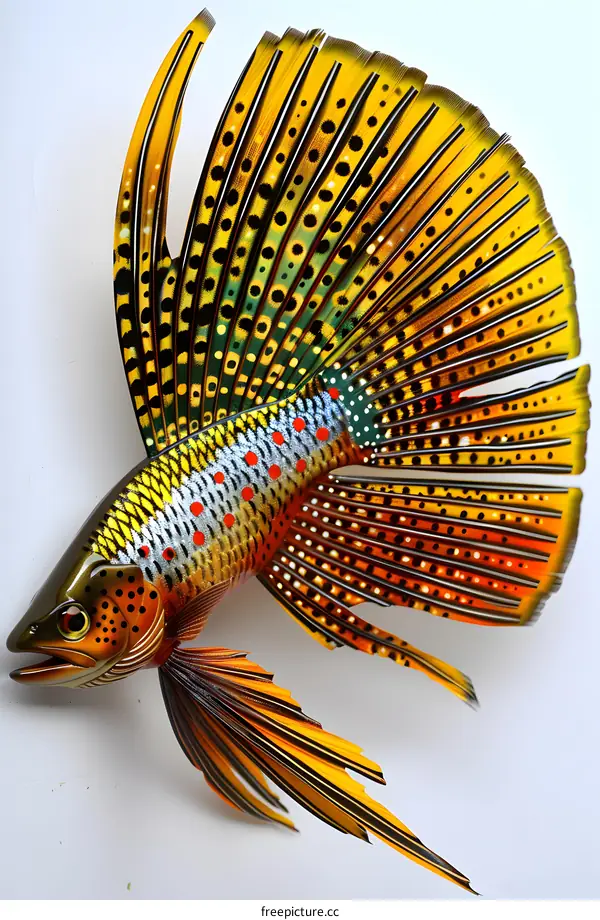 Colorful Fish Sculpture