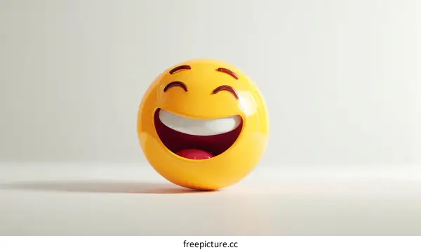 Funny Cartoon Emoji Illustration
