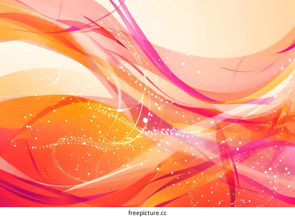 Abstract Swirls and Sparkles