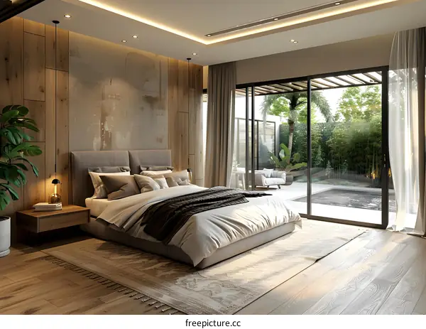 Modern Bedroom Design with Natural Elements