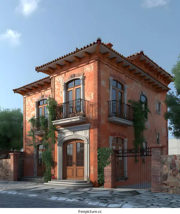 Spanish Style House Architecture Design