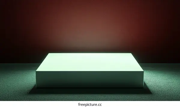 Empty Display Platform Mockup