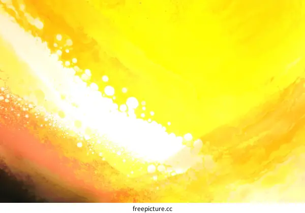 Abstract Artistic Yellow Color Flow