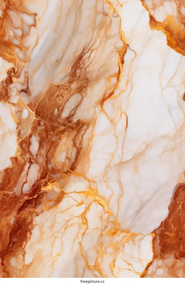 Golden and white marble texture