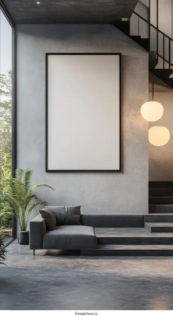 Modern Minimalist Living Room Interior Design