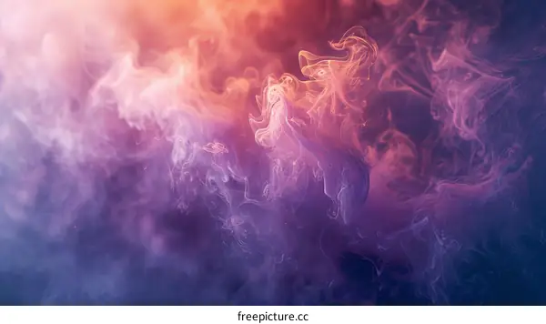 Colorful smoke background