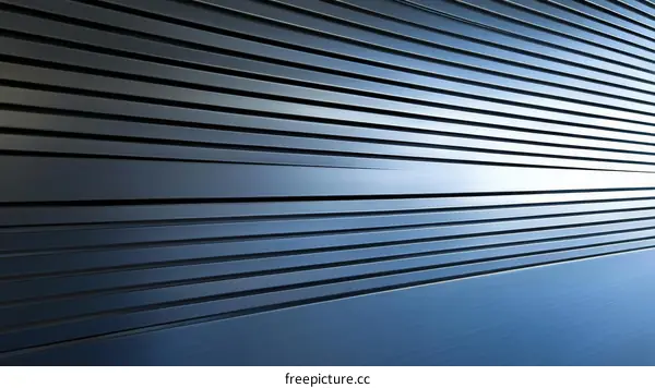 Abstract Metal Panel Wall Design