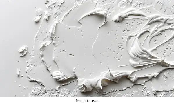 white thick oil paint texture