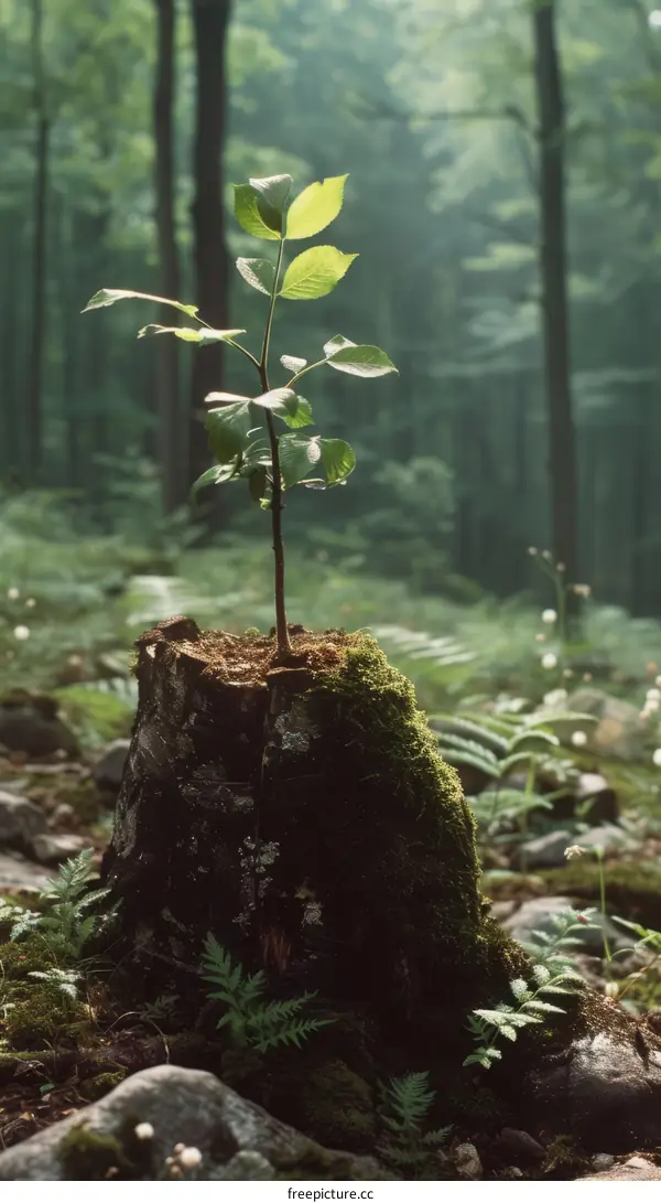 New Life From a Tree Stump