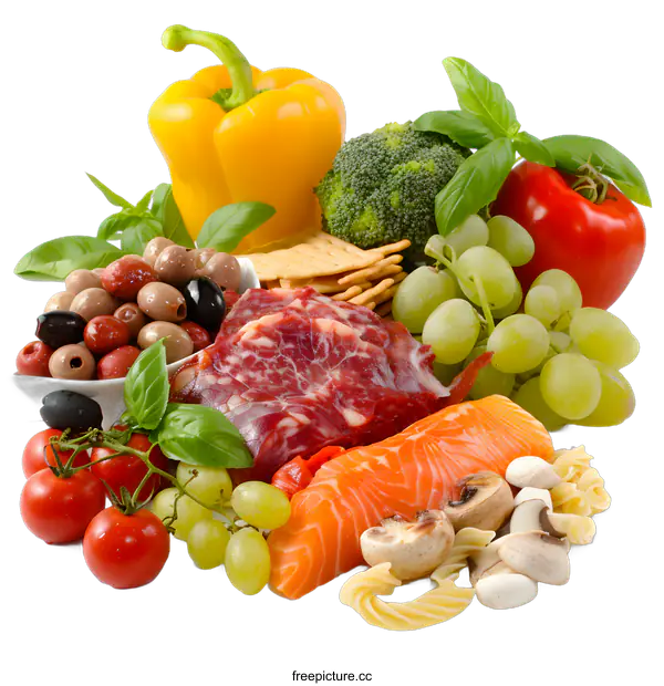 [Transparent Background PNG]Healthy Food And Ingredients For Cooking