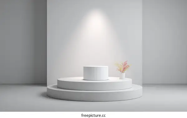 Minimalist Modern Product Display Stage