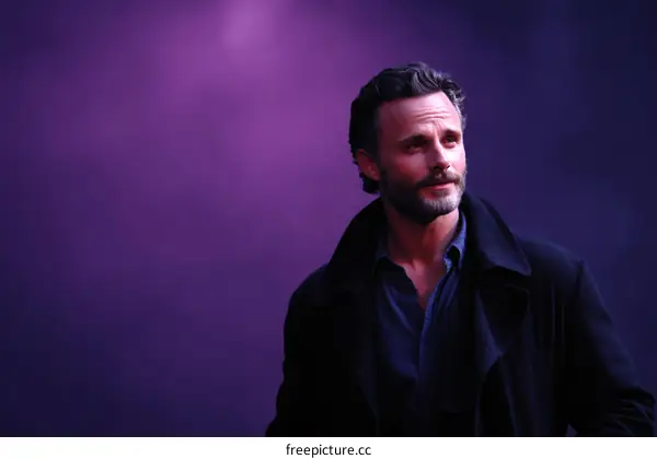 Close Up Portrait of a Caucasian Man