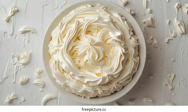 Bowl of Whipped Cream
