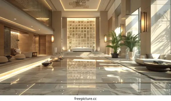 Modern Hotel Lobby Interior Design