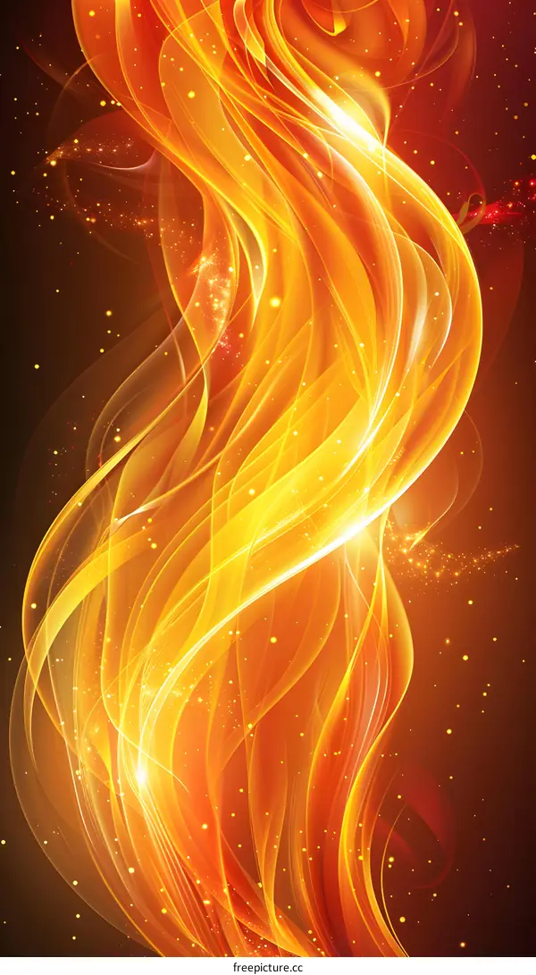 Orange light and shadow