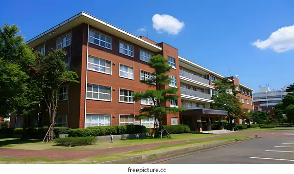Red brick school building