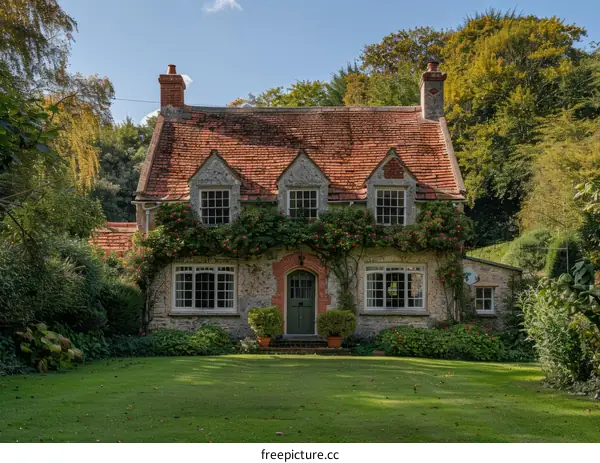 Charming English Country Cottage with Serene Garden