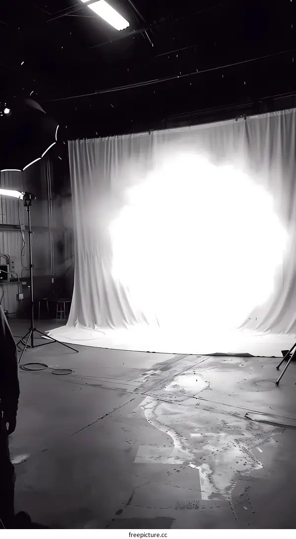 Black and White Photography Studio Backdrop
