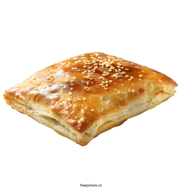 [Transparent Background PNG]Sesame puff pastry