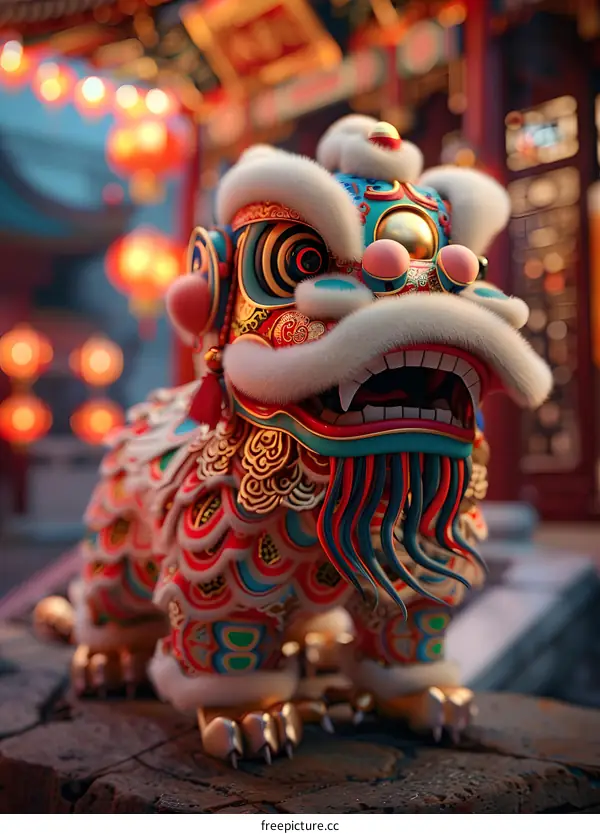 Lion dance