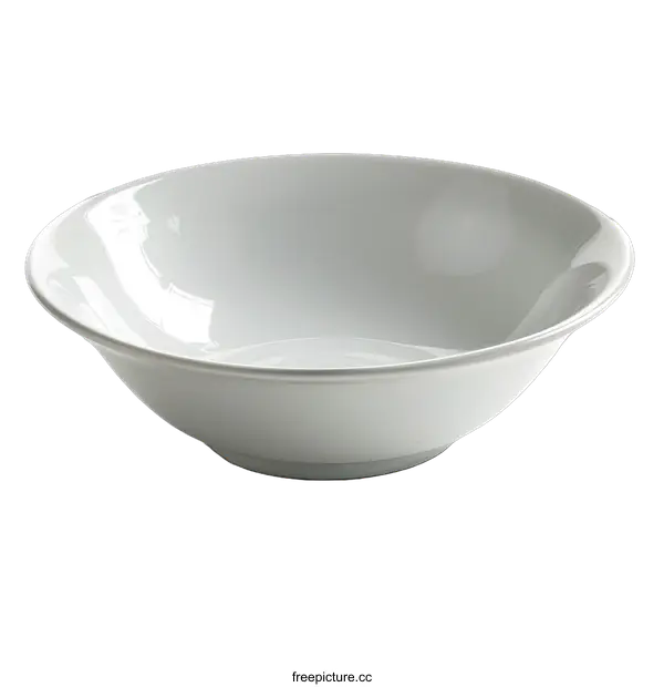 [Transparent Background PNG]White Porcelain Bowl On White Background