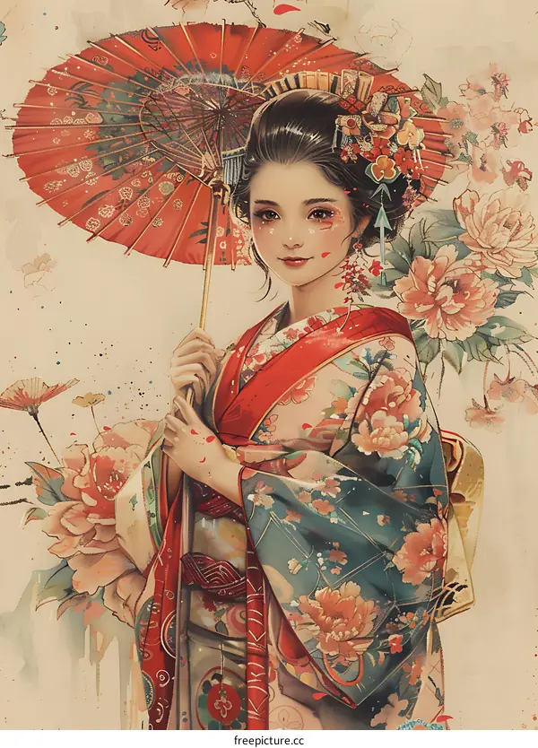 Japanese-style beautiful woman