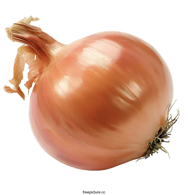[Transparent Background PNG]Single Onion on White Background