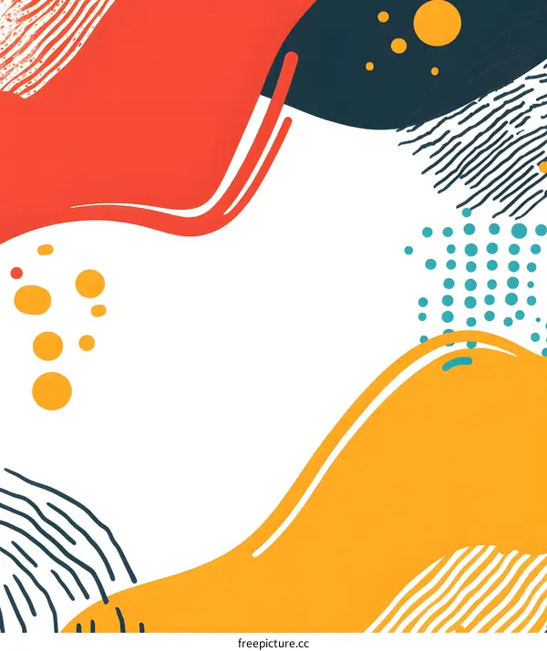 Abstract Colorful Shapes Background Design