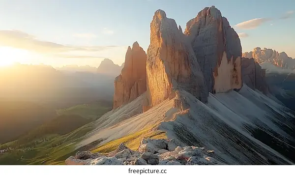 Sunrise over the Tre Cime di Lavaredo