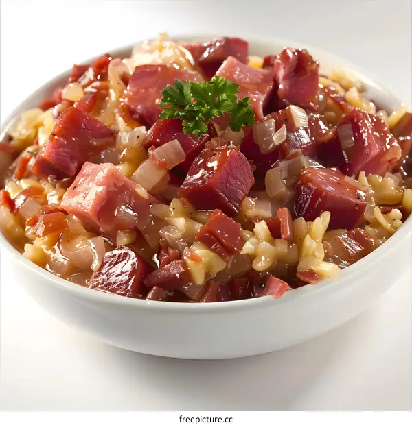 Beef stew with egg noodles