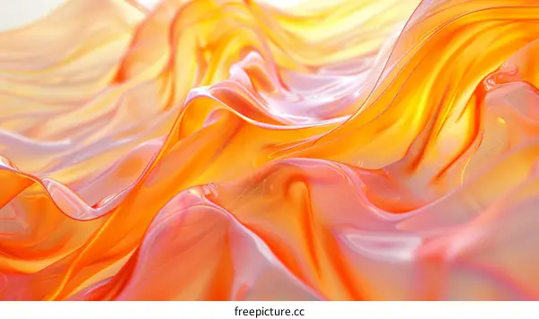 Colorful abstract background of smooth liquid