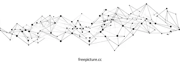 Abstract Network Connections Illustration