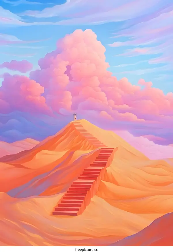 Pink Clouds and Stairs to Heaven