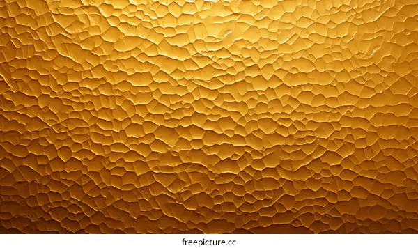 Golden cracked paint texture