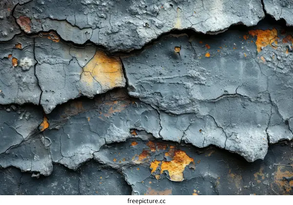 Blue Weathered Paint