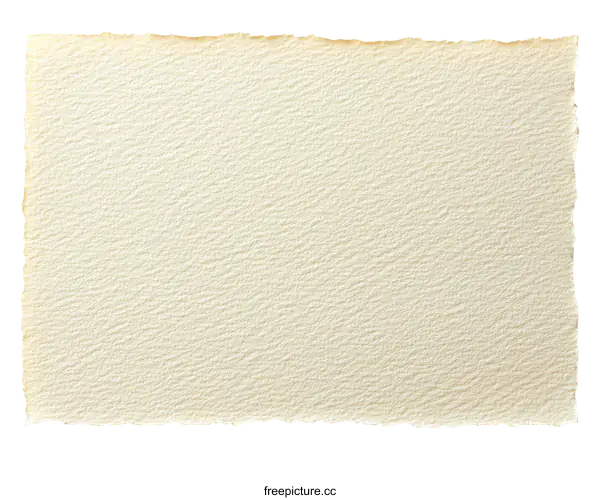 [Transparent Background PNG]Piece of Beige Watercolor Paper
