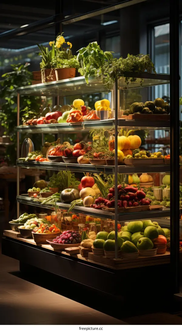 An Abundance of Fresh and Colorful Produce